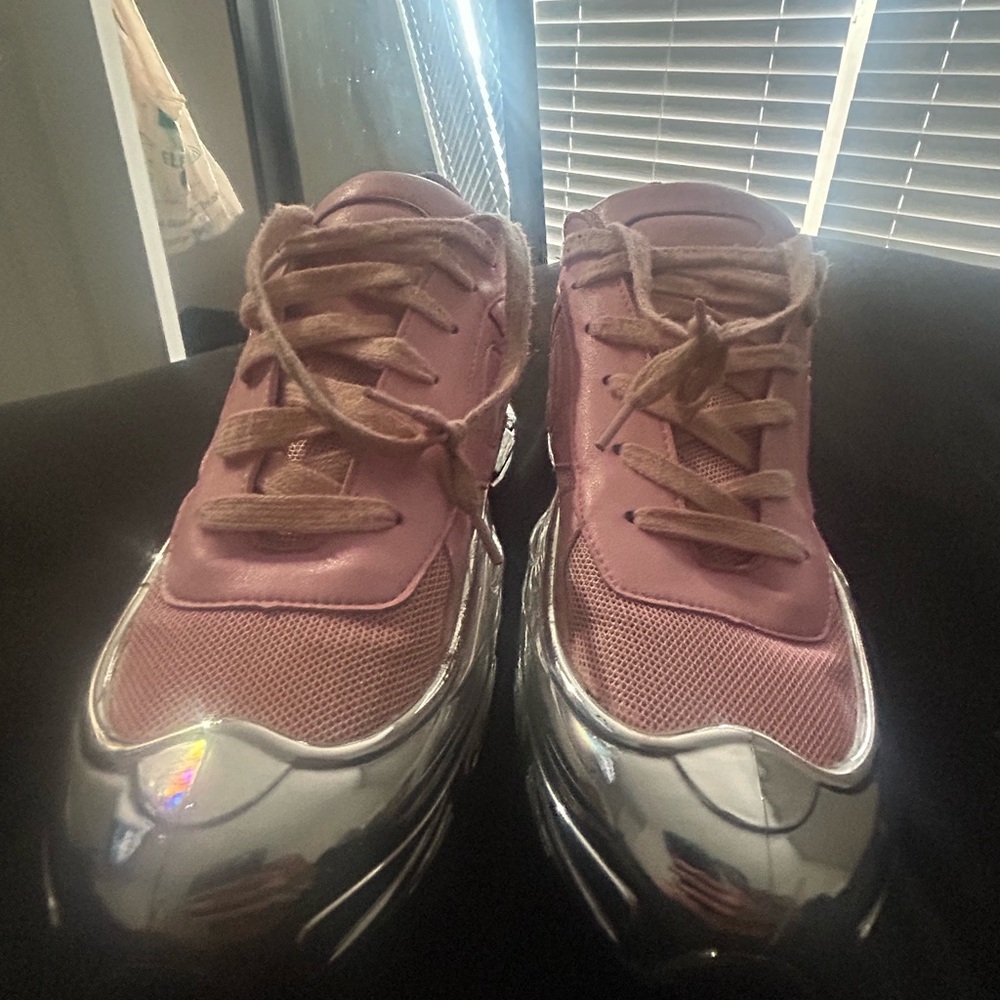 Authentic Pink Raf Simons Shoes - Bold Designer Statement